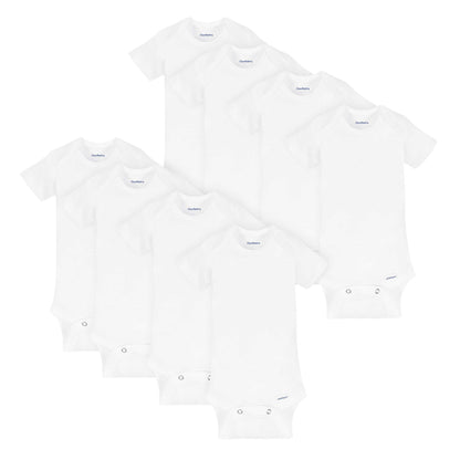 Gerber Unisex-Baby 8-pack Short Sleeve Onesies Bodysuits