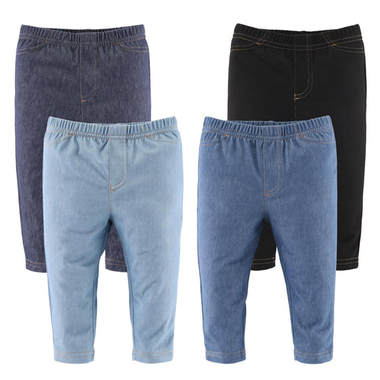Baby Toddler Stretch Denim Jeggings Soft Unisex Pants