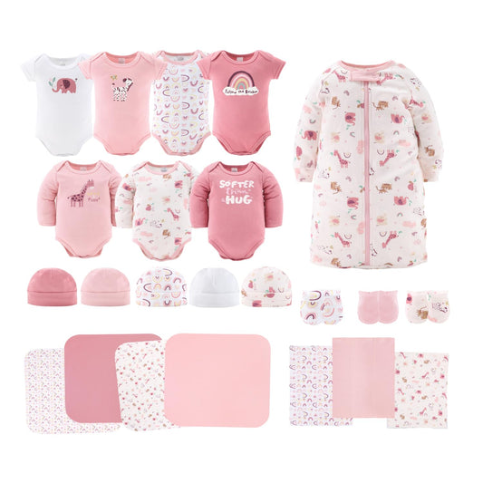 23-Piece Newborn Baby Girl Layette Gift Set 0-3 Months