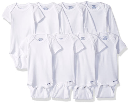 Gerber Unisex-Baby 8-pack Short Sleeve Onesies Bodysuits