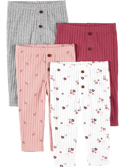 Simple Joys by Carter's Baby Girls' 4-Pack Pant